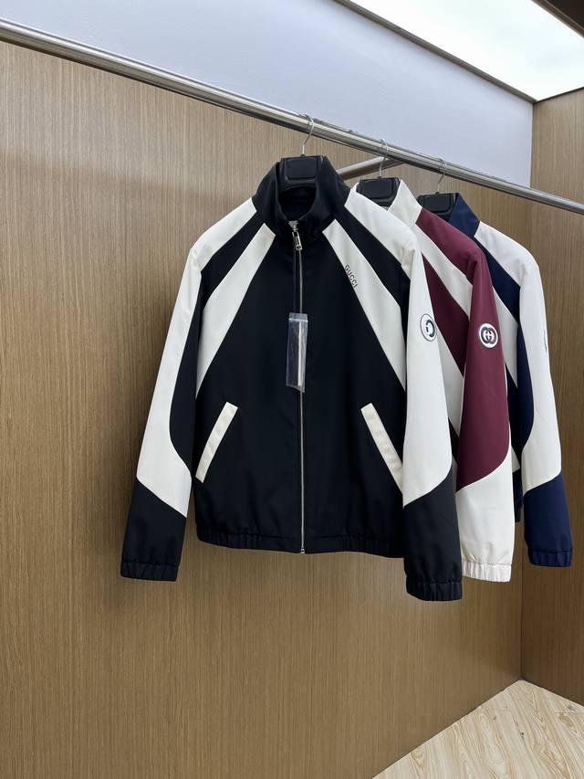 Autumn/Winter Gucci 2530Ss Early Fall Men's New Gucci Stand-up Collar Jacket wit
