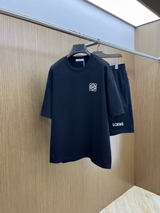 New Loe 2540 Spring/Summer latest casual shorts and short-sleeved suit, men's a