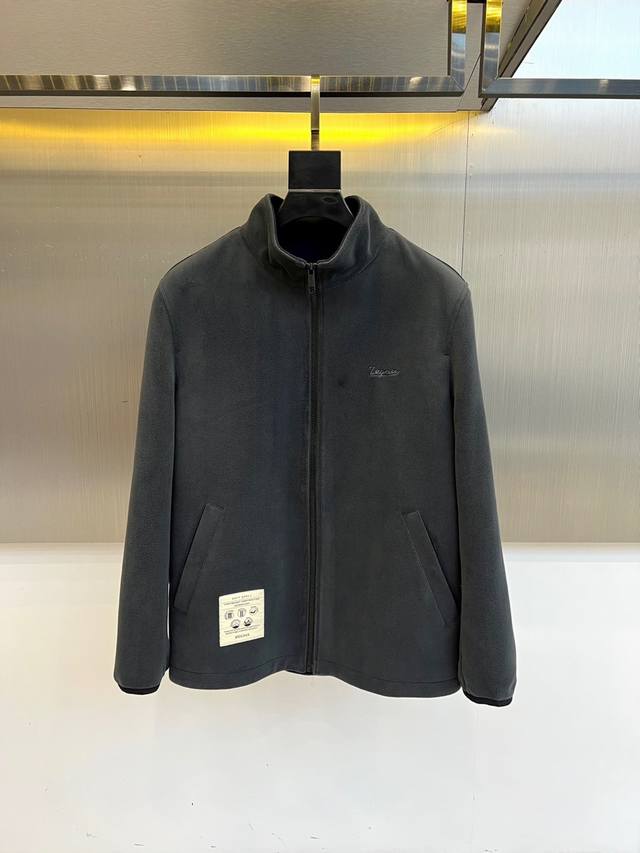 Mainly promote Zegna, 25 autumn and winter new men's fleece stand collar coat j