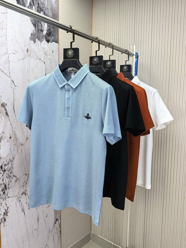 The Empress Dowager. Spring/Summer 25 new original men's lapel polo shirt, shor