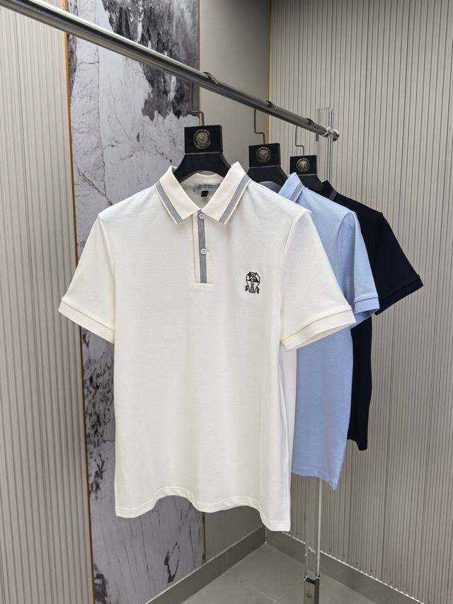 Bc. This Spring/Summer 25 men's lapel polo shirt and short-sleeved T-shirt is av