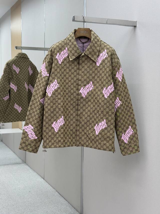 Gucci 25Fw Early Fall New Embroidered Jacquard Cotton Casual Jacket | Exclusive