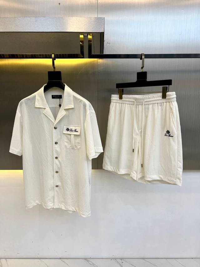 Lp, 25 custom fabric short-sleeved shirt + shorts set. Youthful and fashionable,