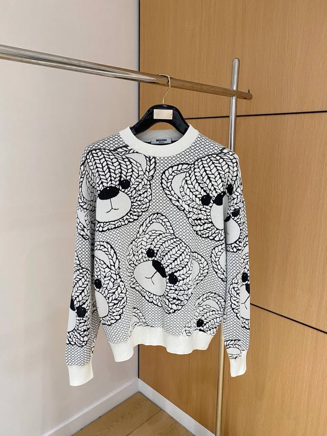 Moschino sweater 2025 autumn and winter latest series, counter 1:1 top replica,