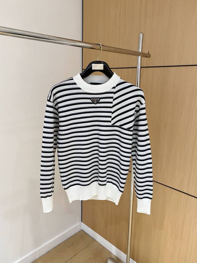 Prada sweater, latest Fall/Winter 2025 collection, 1:1 top-tier replica, in per