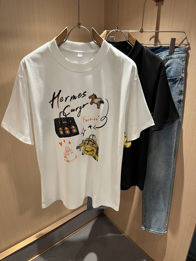 Her*Mes' 2025 Spring/Summer new unisex short-sleeved T-shirts are a newly upgrad