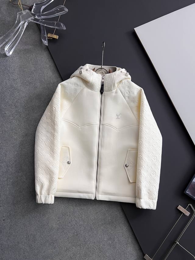 Lv*2025 autumn and winter new release casual thickened air layer hooded high-end