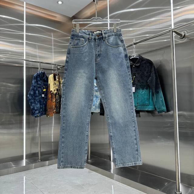 Gucci's G letter-print straight-leg jeans come in a variety of washes and textur