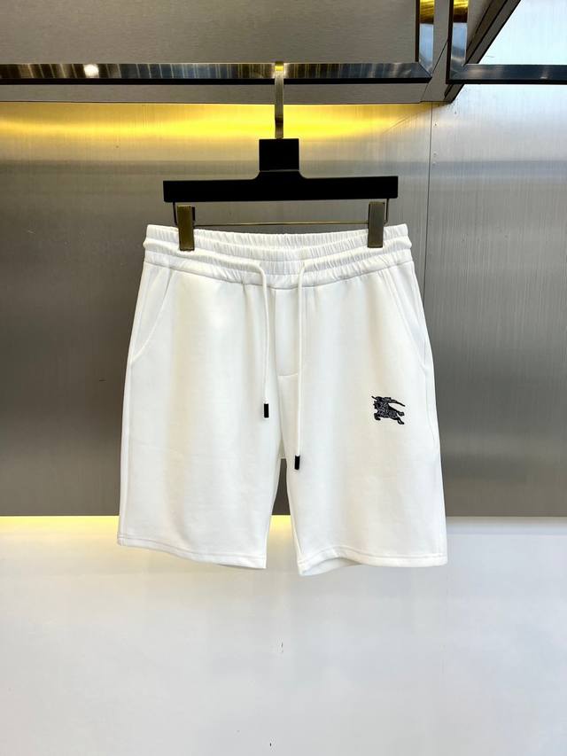 Burberry, 25S new summer casual shorts! Drawstring design with classic logo. Sim