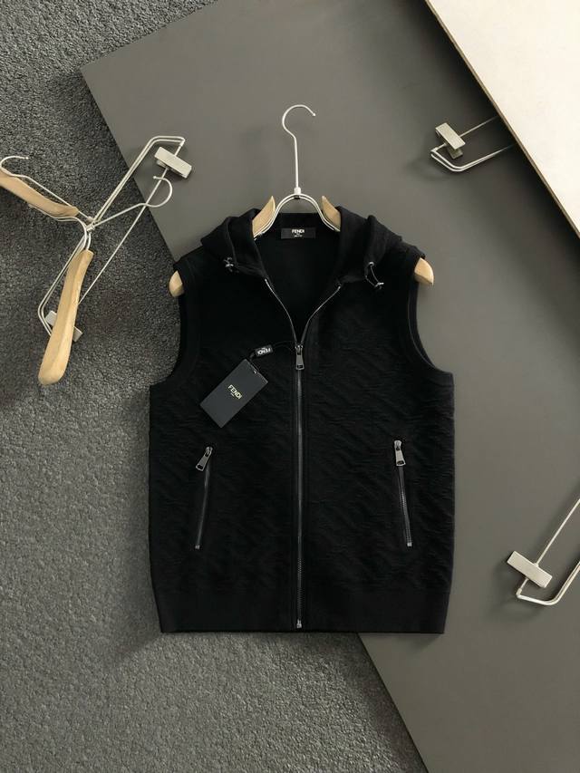 Fend** Fitted version M-Xxxl 25 Autumn and winter's top double F jacquard knitte
