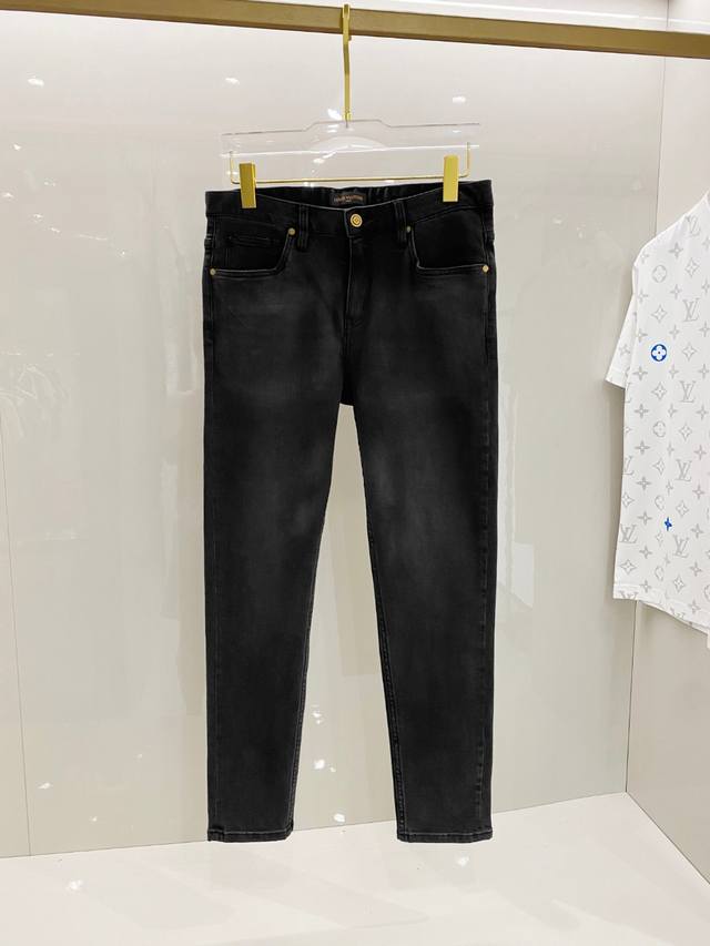 Lv 2025 Fall/Winter new men's casual jeans, top quality! Order through our chann