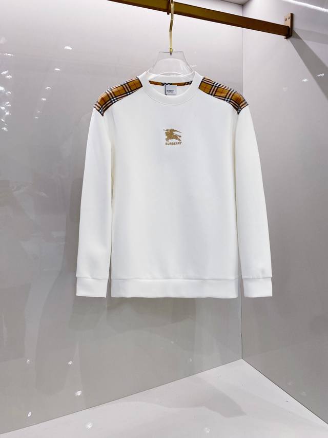 Burberry's new Autumn/Winter 2025Ss long-sleeved space cotton sweatshirt feature