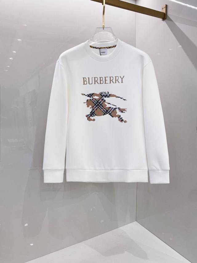 Burberry's new Autumn/Winter 2025Ss long-sleeved space cotton sweatshirt feature