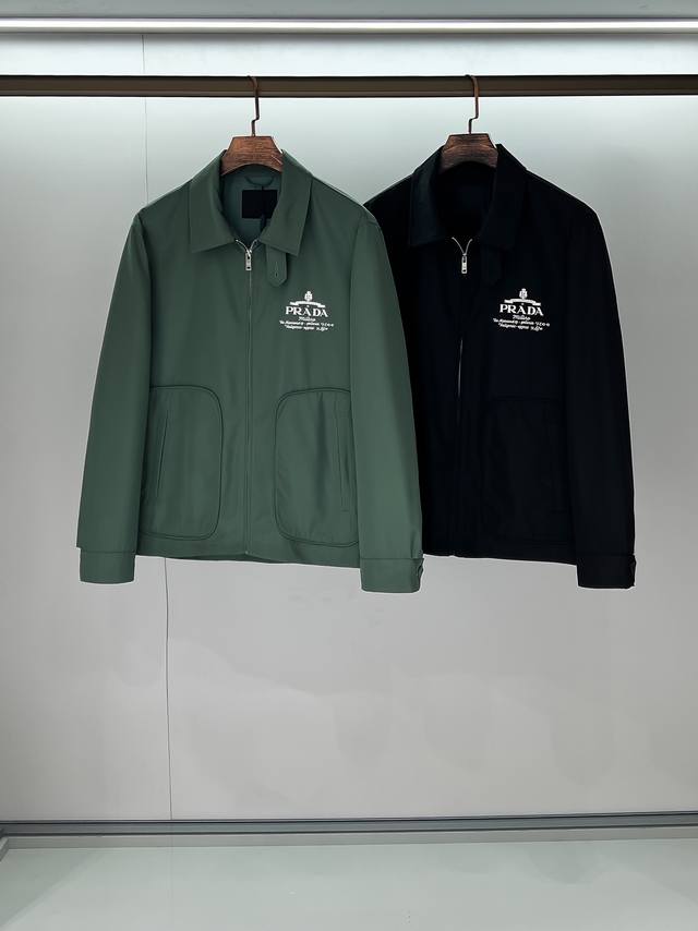 Combination Image: Pra's new early fall high-density nylon lapel jacket, a styli