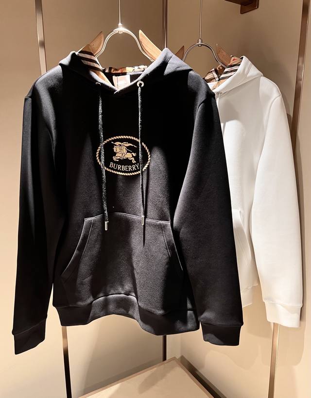 Burber*Y Bar*Li's 2025 Fall/Winter new unisex basic casual versatile cotton hood
