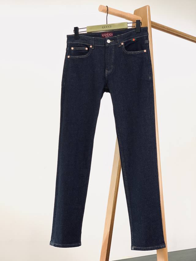 Gucci's jeans, new for Gucci's 2025 Early Fall collection, feature a classic sli