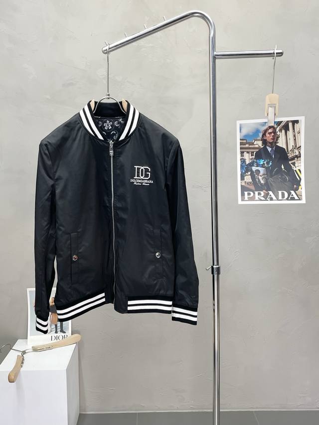 Dolce & Gabbana exclusive new original men's casual jacket, double-sided design,