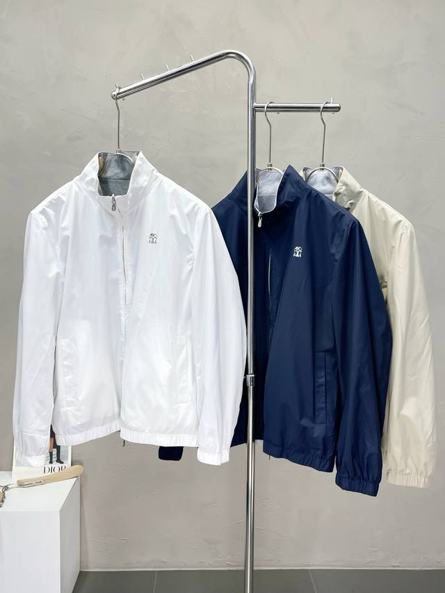 Bc-Brunello Cucineli Exclusive New Men's Casual Jacket. Reversible design. High-