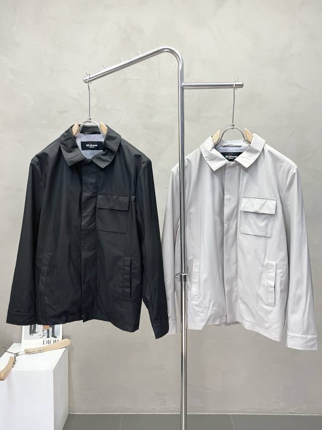 Kiton exclusively supplies this new, original men's casual jacket. High-end cust