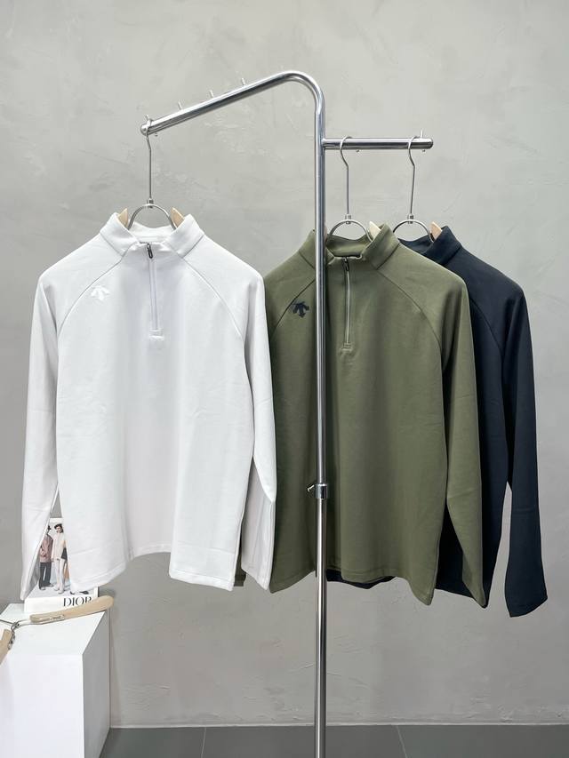Descente exclusive new original men's casual long-sleeved high-end customization