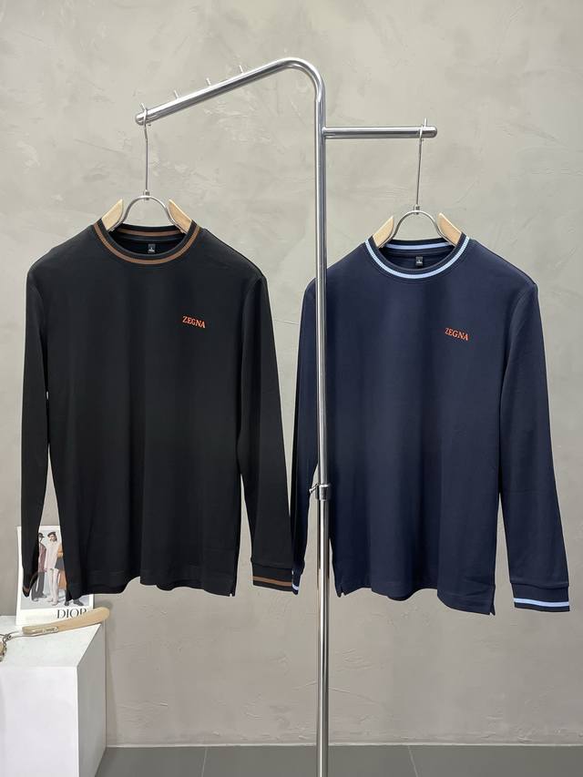 Zegna exclusive supply of new original single men's casual long sleeve high-end