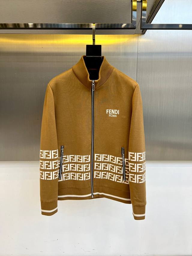 Fend, 25S jacket. This jacket features a sleek silhouette with three-dimensional