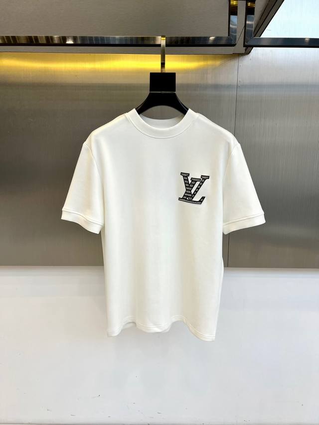 Lv, 25S new autumn and winter air layer mid-sleeve T-shirt. Made of 100g Lanjing