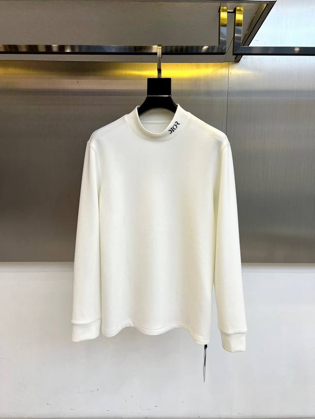 Dio, a high-quality 25S autumn/winter new mid-neck pullover long-sleeved T-shirt
