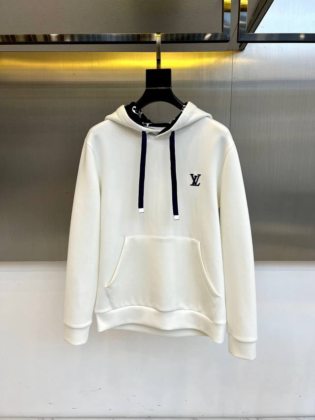 Lv, 25Aw New Fall Composite Air Cotton Hooded Casual Pullover Sweatshirt. Made w