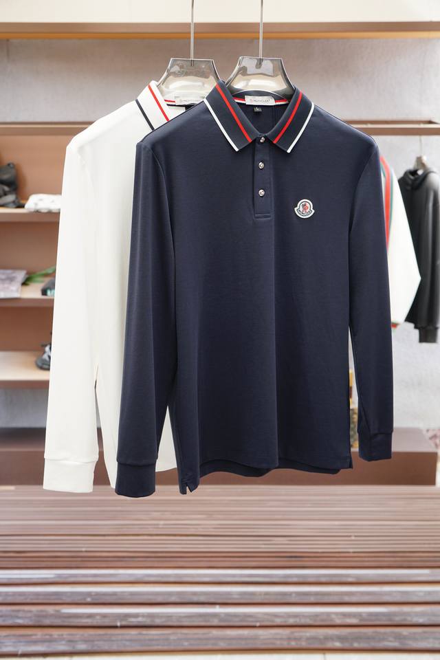 Moncler - 2025 Autumn/Winter Collection New arrival: the Men's Logo Long-Sleeve