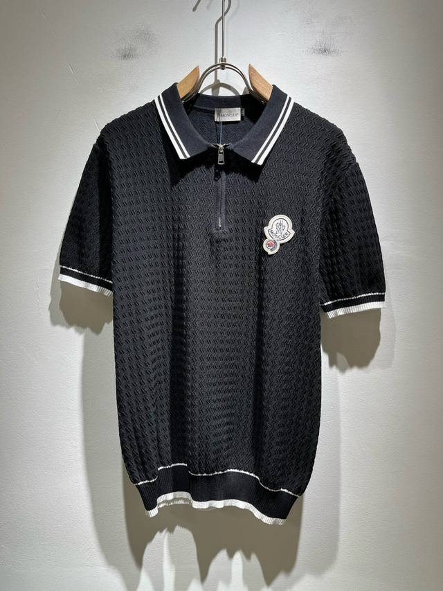 Moncler's latest trade-order knitted short-sleeved T-shirt for Spring/Summer 202