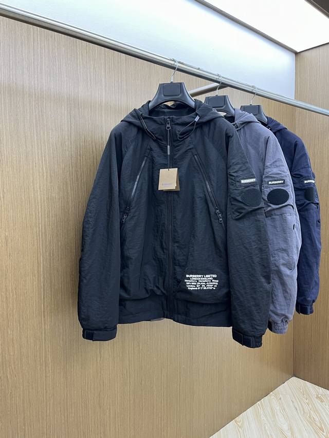 Autumn/Winter Bbr 2540Ss Early Fall New Release Burberry Hooded Jacket, a hot-se