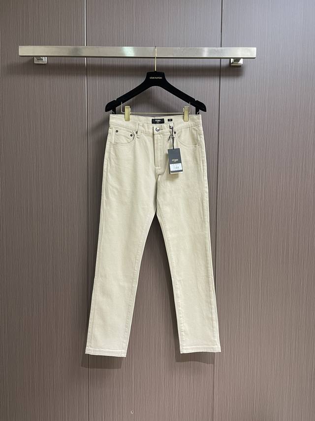 Fendi's new cuffed jeans are made of custom imported denim fabric with exception