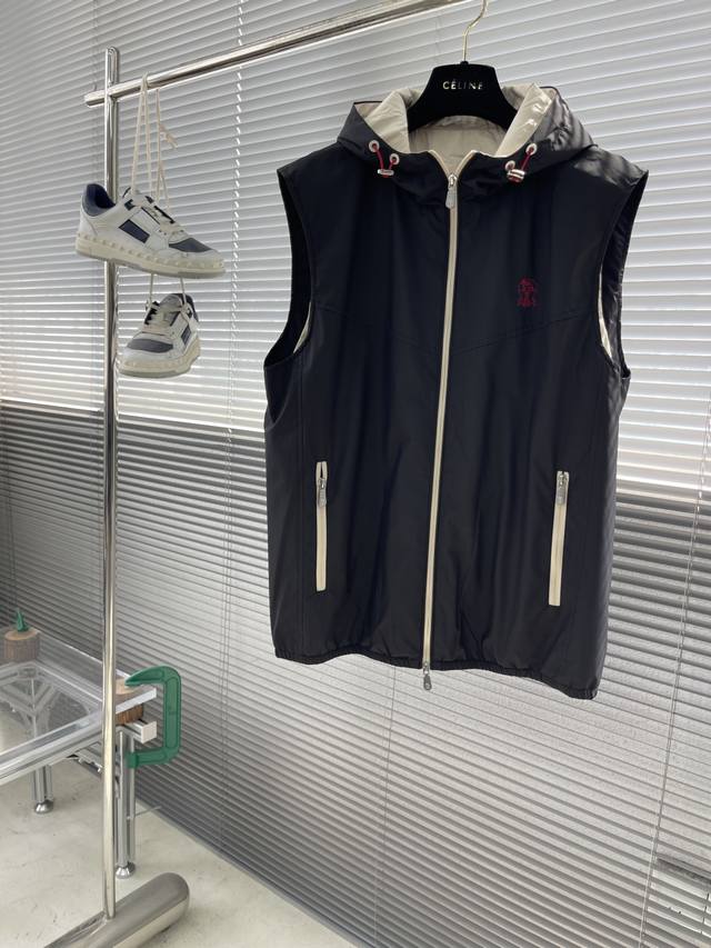 25 New Fall/Winter Bc Brunello Cucineli Hooded VestFashionable and versatileImpo