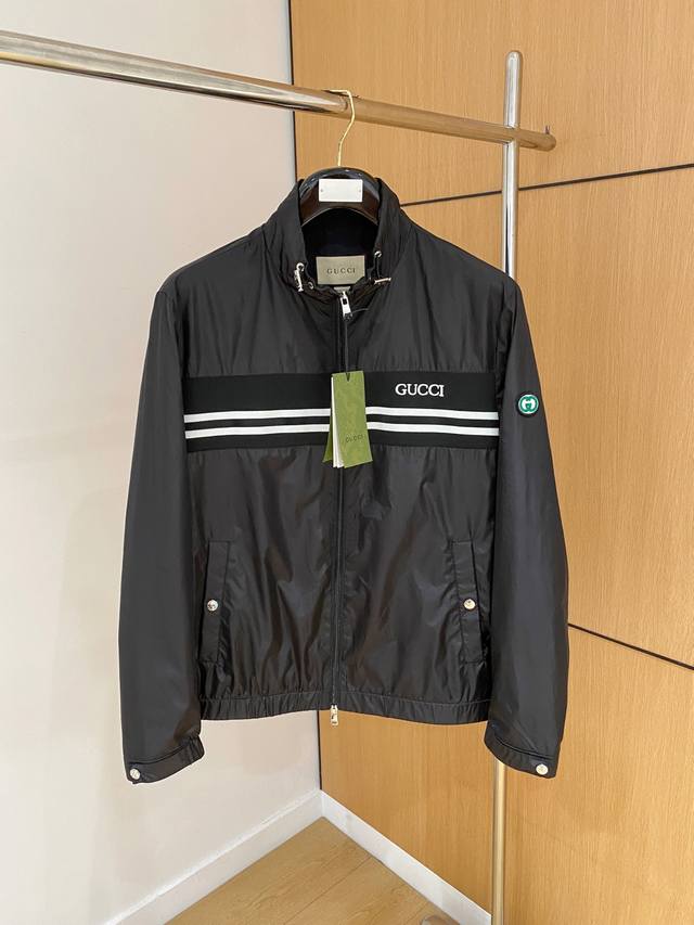 New Gucci official style, all three labels included! 2025 new men's jacket, sty