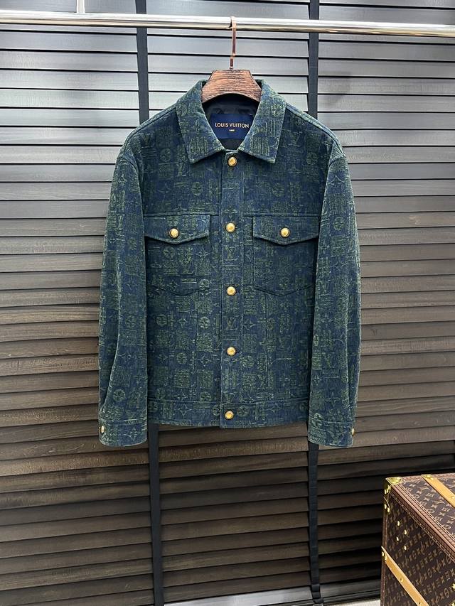 C-46 2025 Autumn new denim jacket Original 1:1 custom hardware, fully imported o