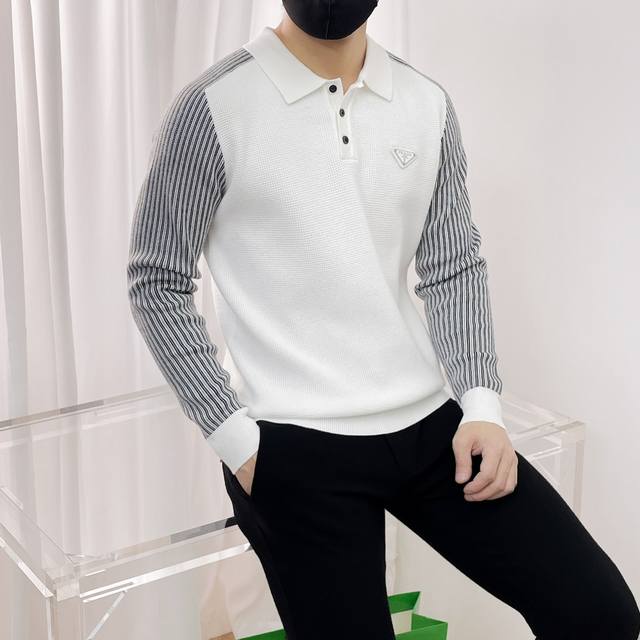 Prada's latest autumn/winter 2025 Polo-neck sweater, now available in stores! M
