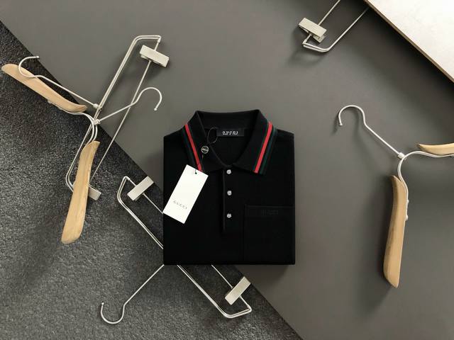 Gucc* Fitted version M-Xxxl 2025 Autumn and Winter Red and Blue Letter Pocket La