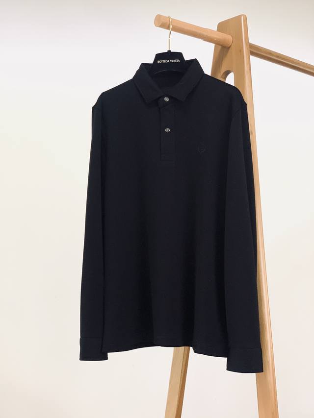 Loropiana L.P2580Fw Early Fall New Arrival Lp Men's Long-Sleeved Base Shirt. Exq
