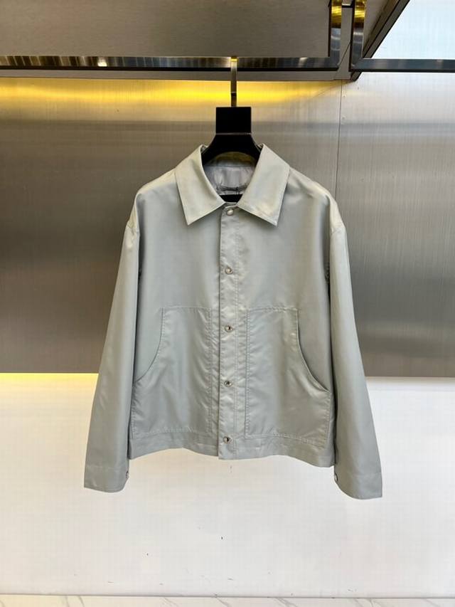 Prad, 2025Fw Men's Lapel Jacket. This designer-tested silhouette creates a cool