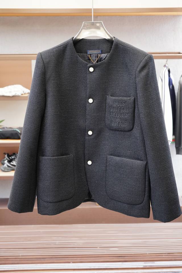 Lv Louis Vuitton - Authentic mold 1.1, 2025 new pure men's Chanel-style suit jac