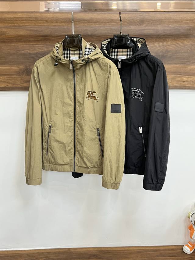 Featured: Burberry's 2025 Early Fall new release. This Burberry hooded jacket i