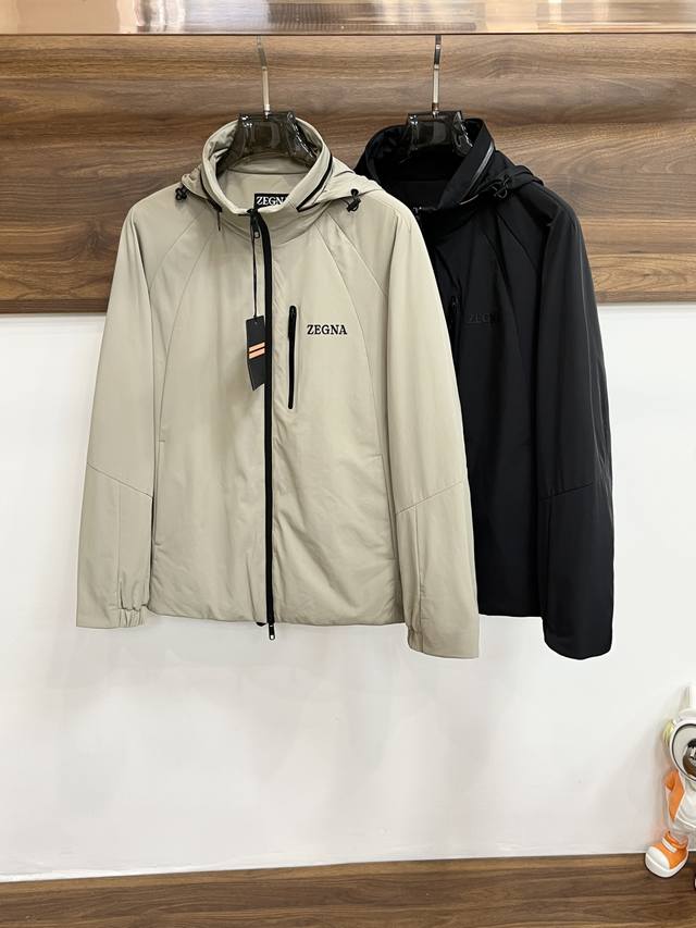 Featured: Zegna's 2025 Early Fall new release. This Zegna hooded jacket is a ho