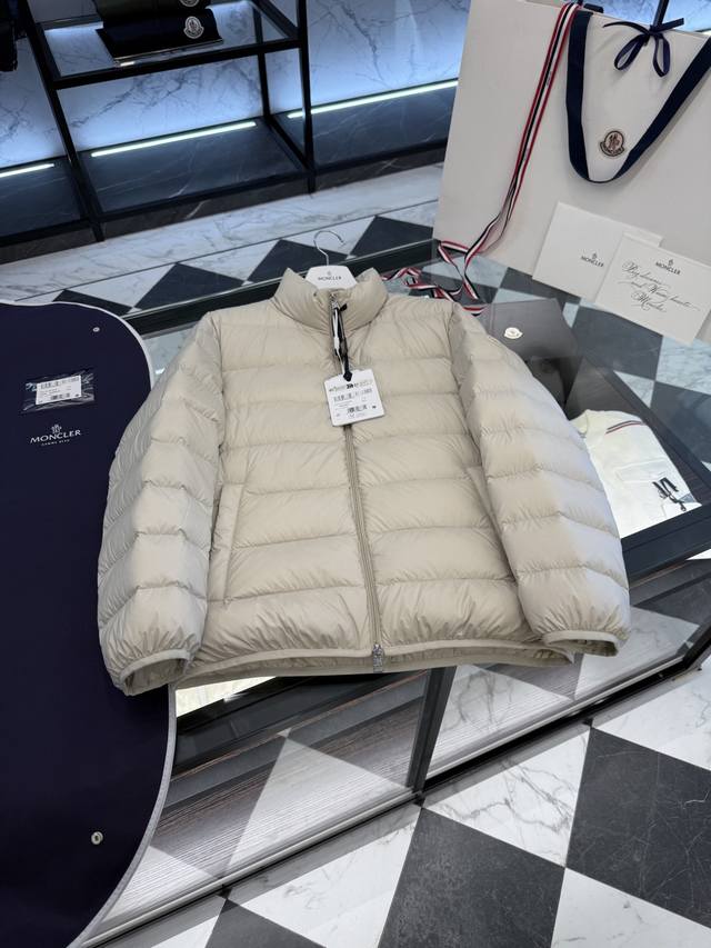 Moncler Baudinet men's short down stand collar jacket. More details. Fjx DDD