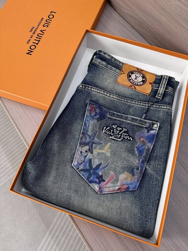 Lvlujia 25Fw latest autumn and winter casual jeans, fabric with stretch, high co
