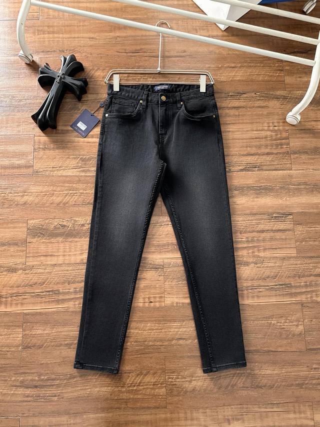 Lv 2025Fw new fall/winter men's casual jeans, top quality! Order through our cha