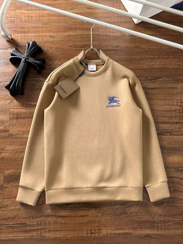 Burberry's latest 2025 space cotton sweatshirt, exclusively available! Original