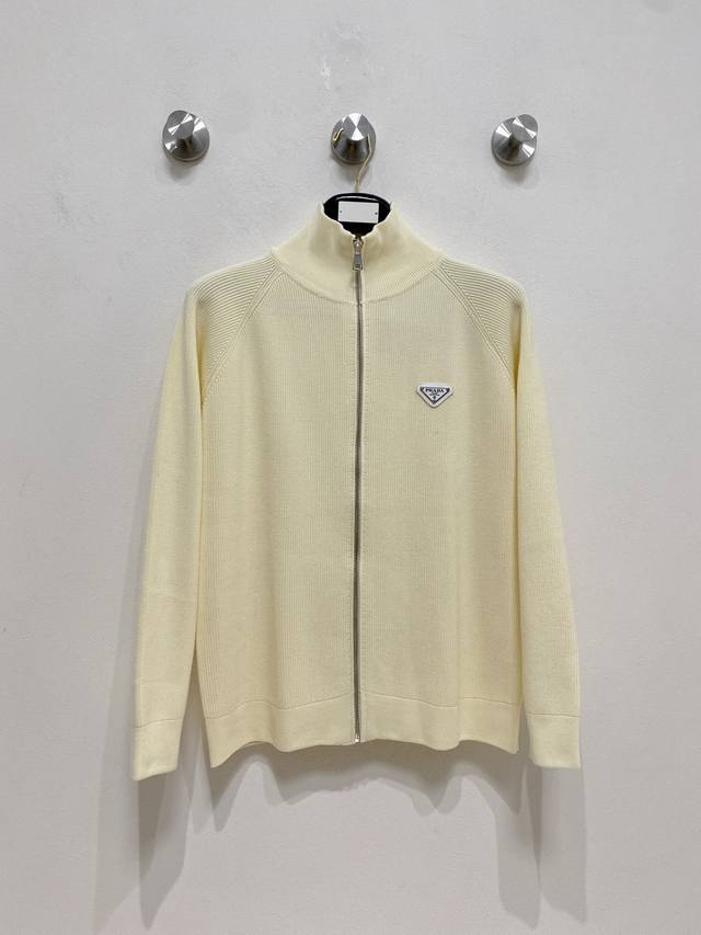 Prada's new autumn/winter zippered wool jacket is made from imported high-end wo