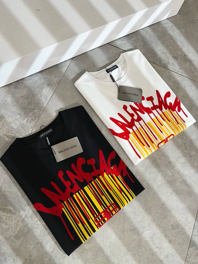Balencia*Paris*'s new 2025 Spring/Summer unisex couple's casual, loose-fitting c