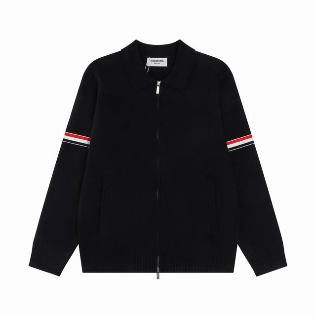 Thom Browne coat with lapel, custom-made DDD. This classic Tb four-bar style is